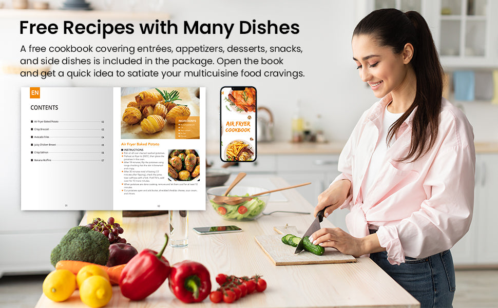 5 Quart Digital Display Air Fryer Toaster Oven