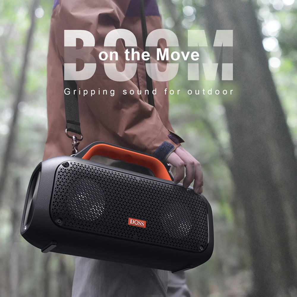 DOSS Outdoor Portable Waterproof Bluetooth Speaker