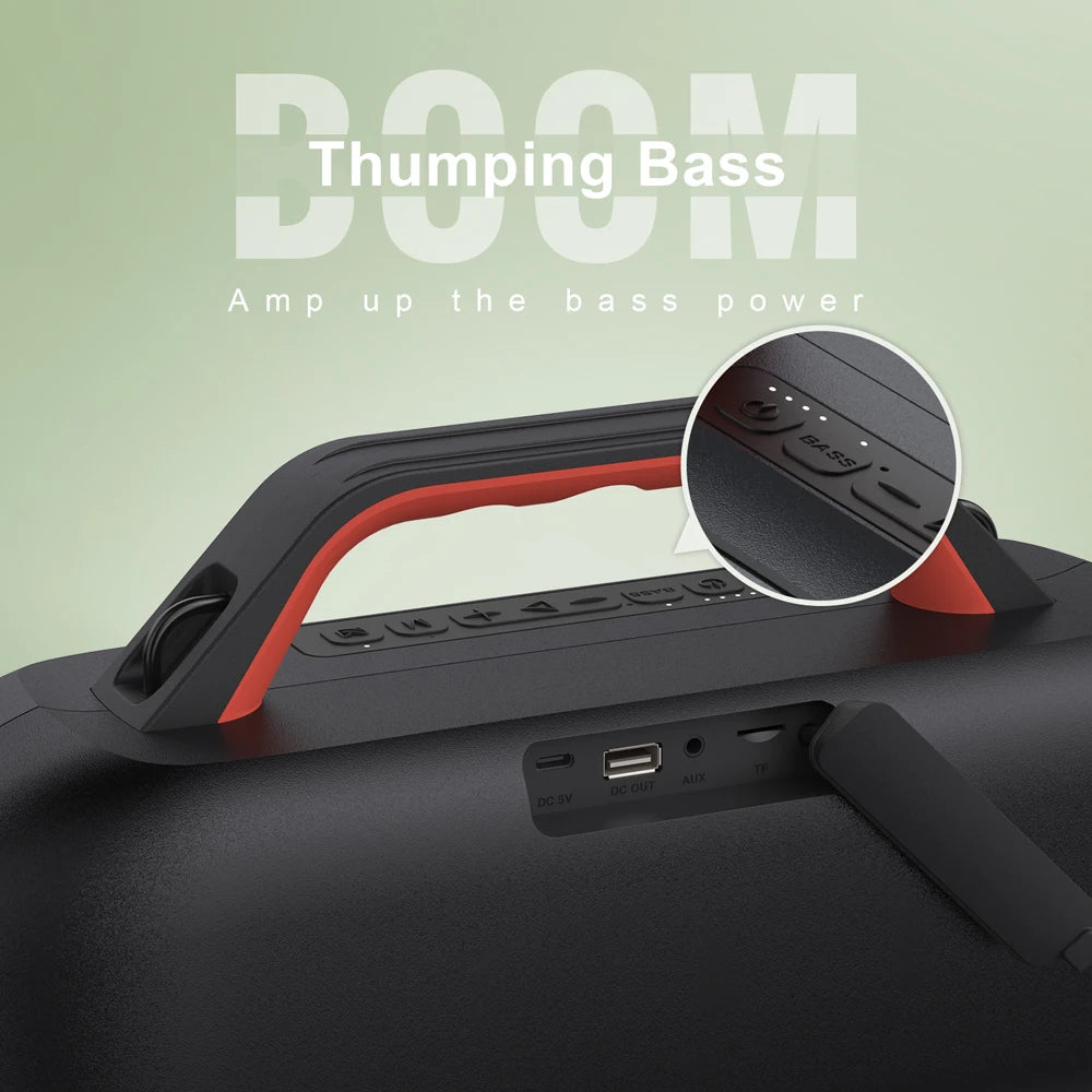 DOSS Outdoor Portable Waterproof Bluetooth Speaker