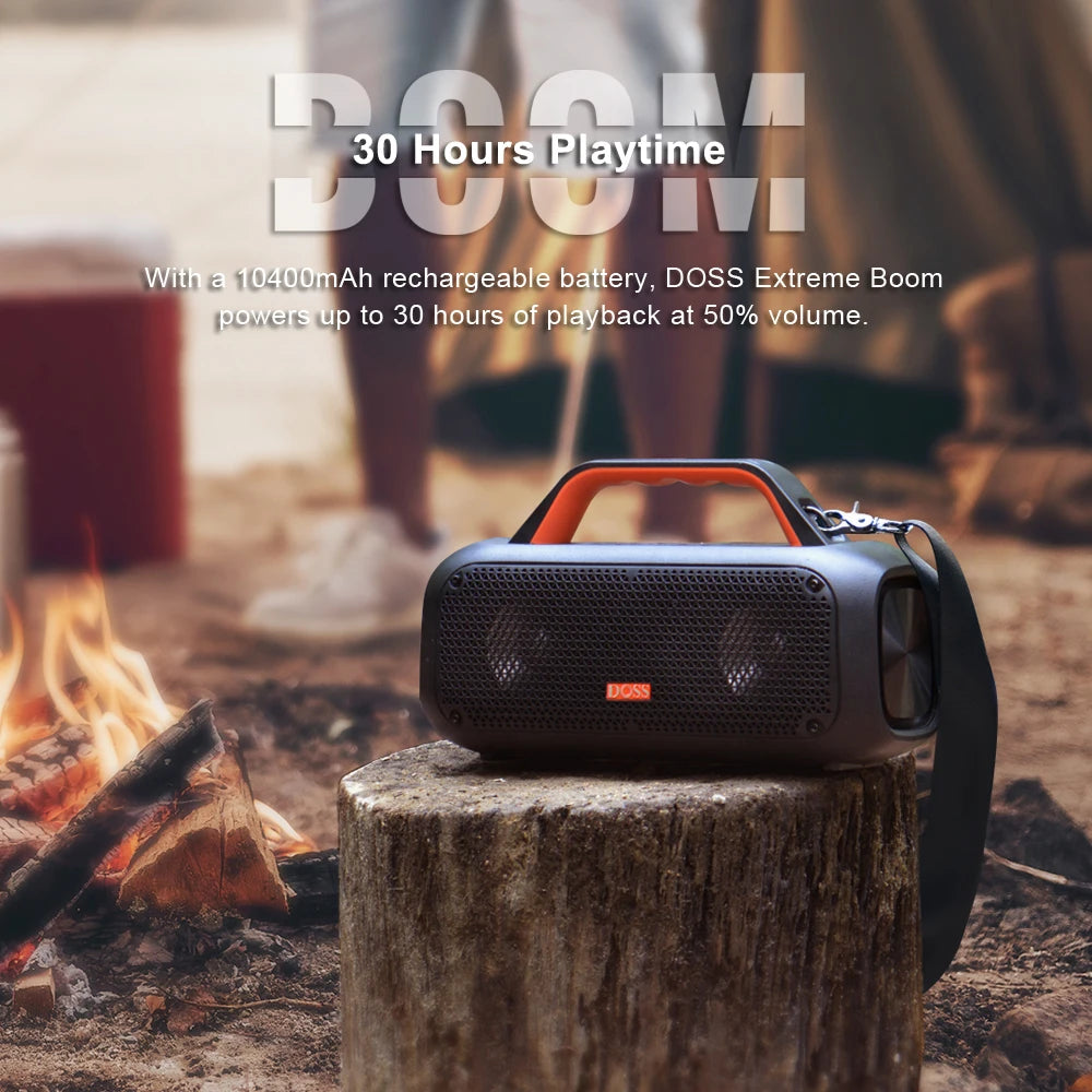 DOSS Outdoor Portable Waterproof Bluetooth Speaker