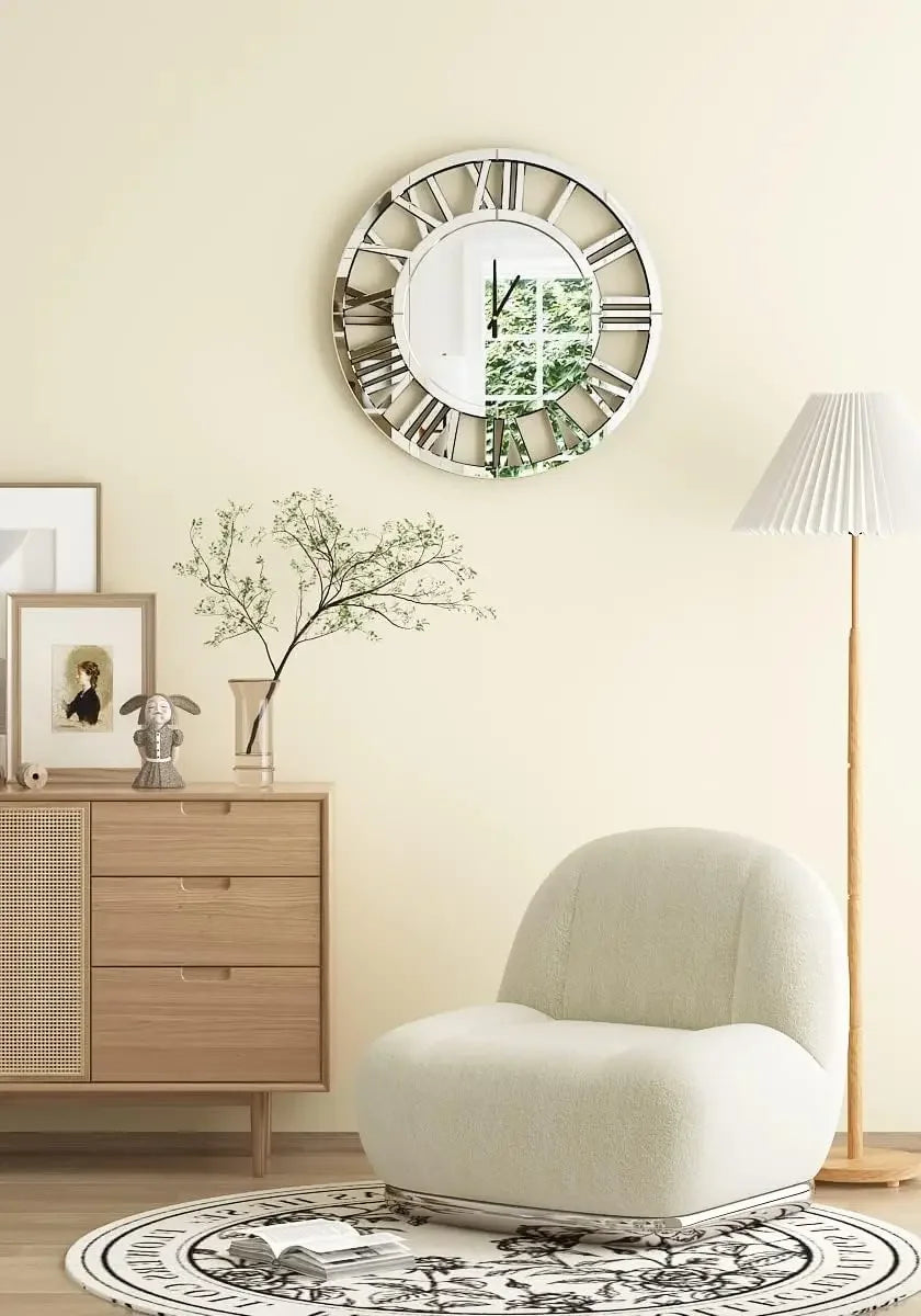 24" Large Decorative Wall Clock Decorative