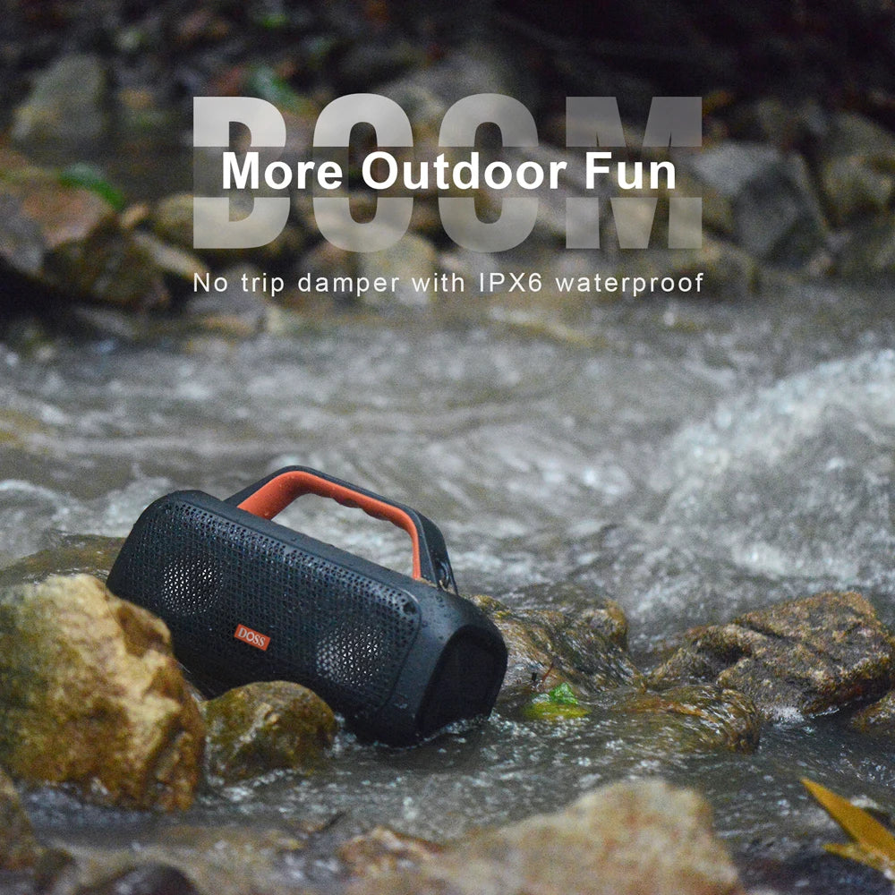 DOSS Outdoor Portable Waterproof Bluetooth Speaker