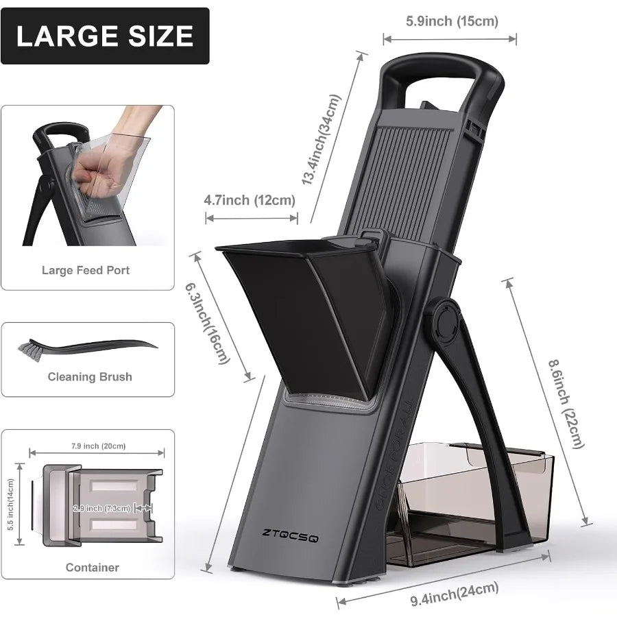 All-in-One Safe Mandoline Slicer