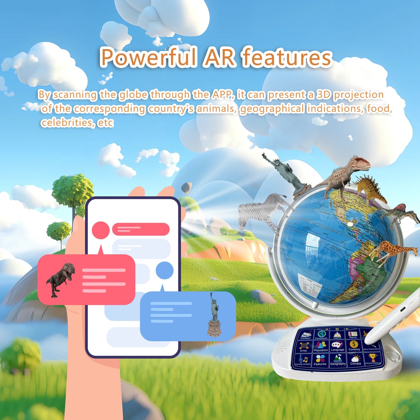 STAWAY Interactive Talking World Globe