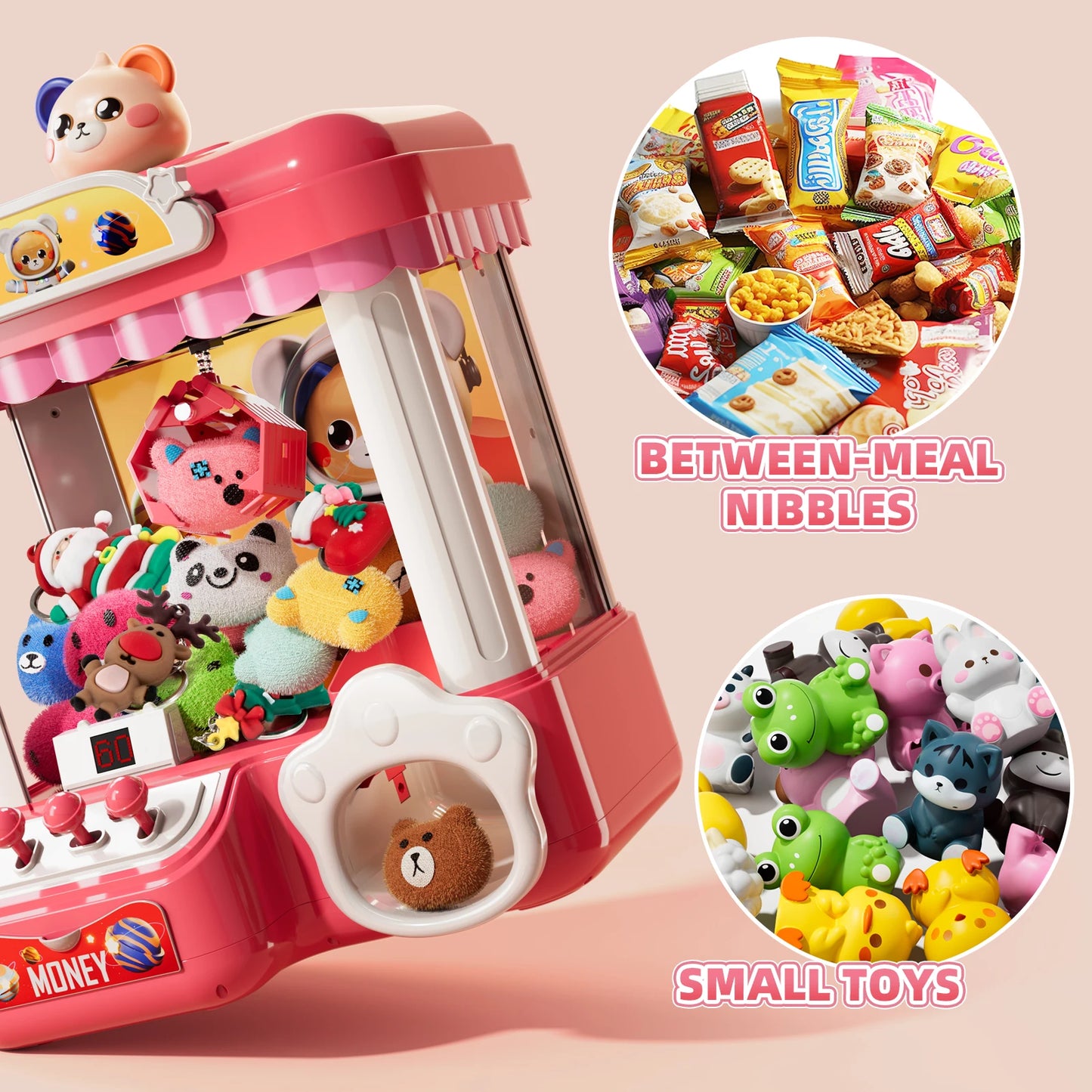 Mini Claw Doll Machine for Kids