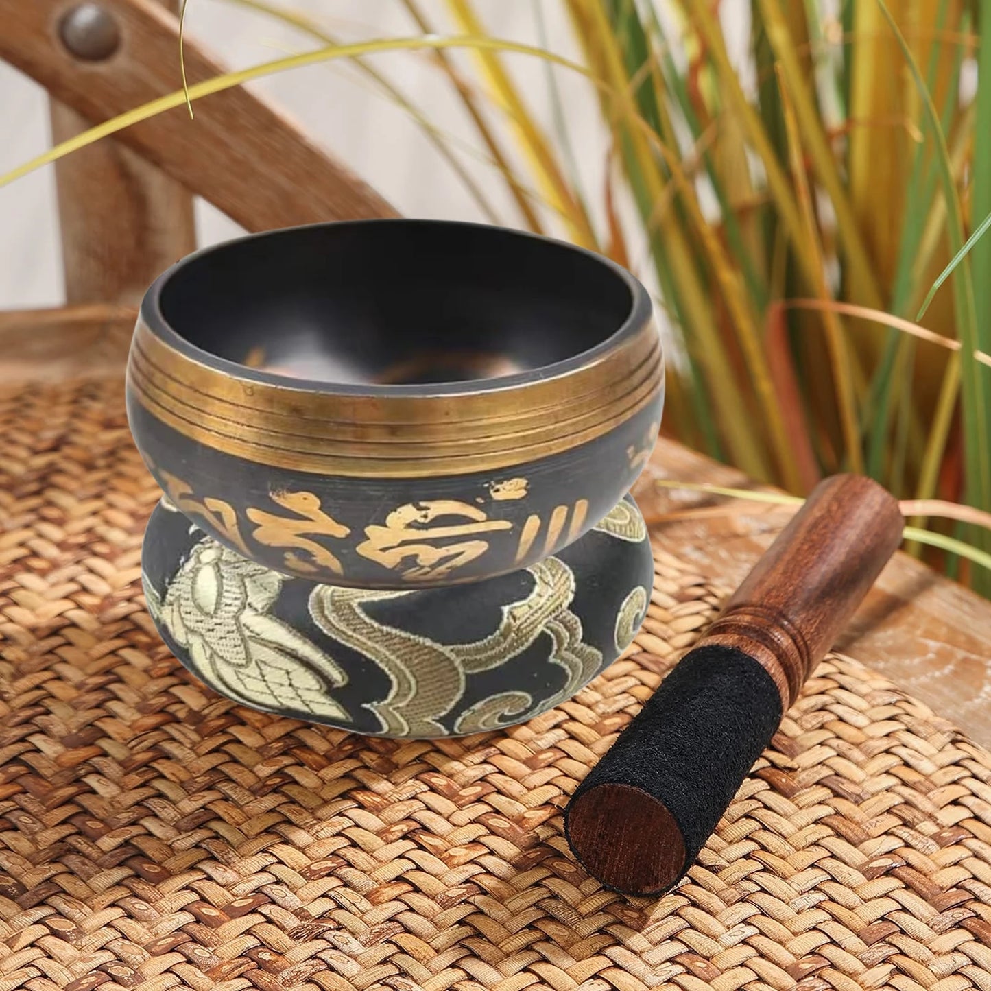 Handmade Tibetan Singing Bowl Set