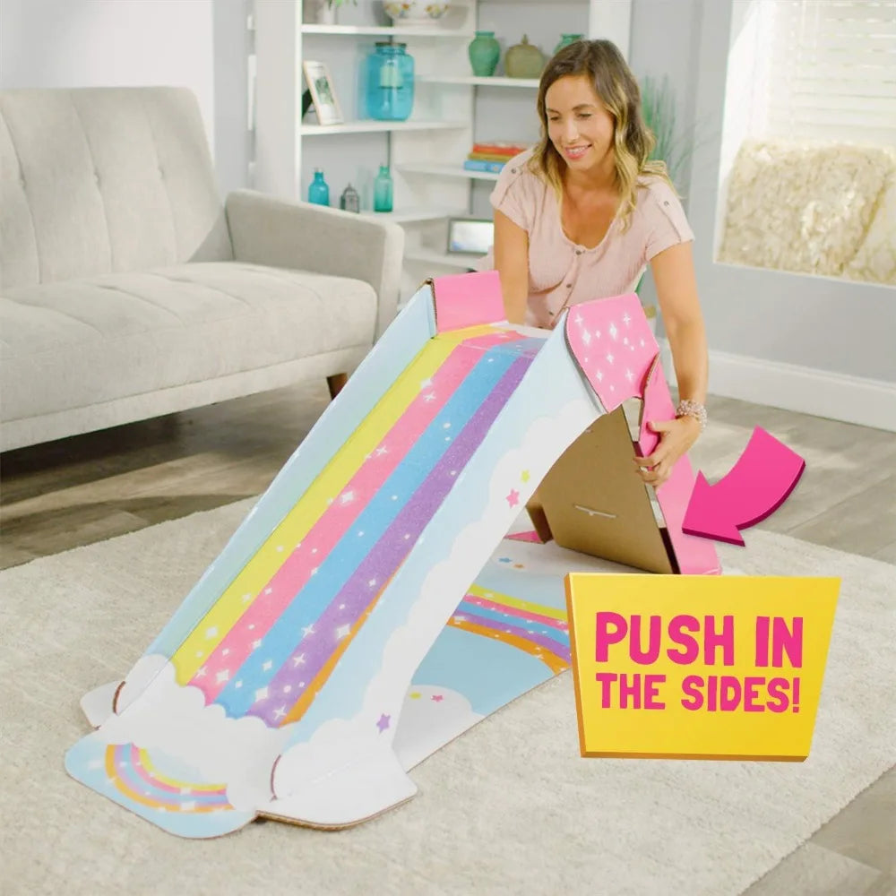 Kids Indoor Cardboard Slide