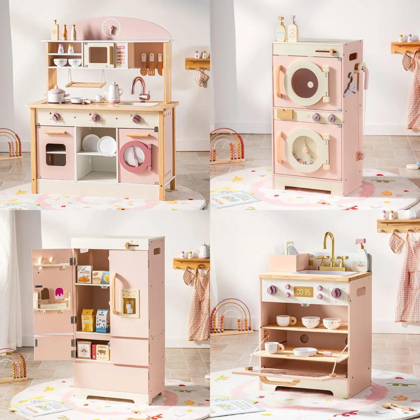 Deluxe Corner Kitchen Playset