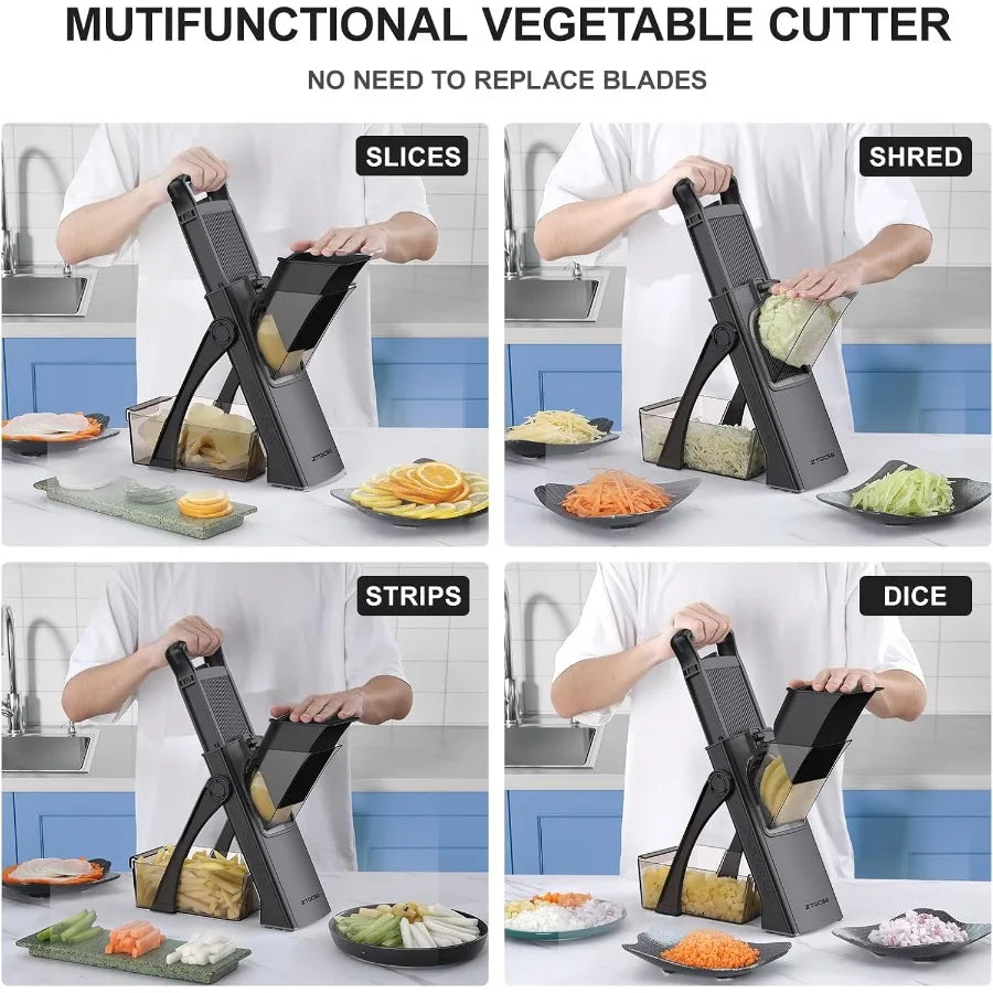 All-in-One Safe Mandoline Slicer