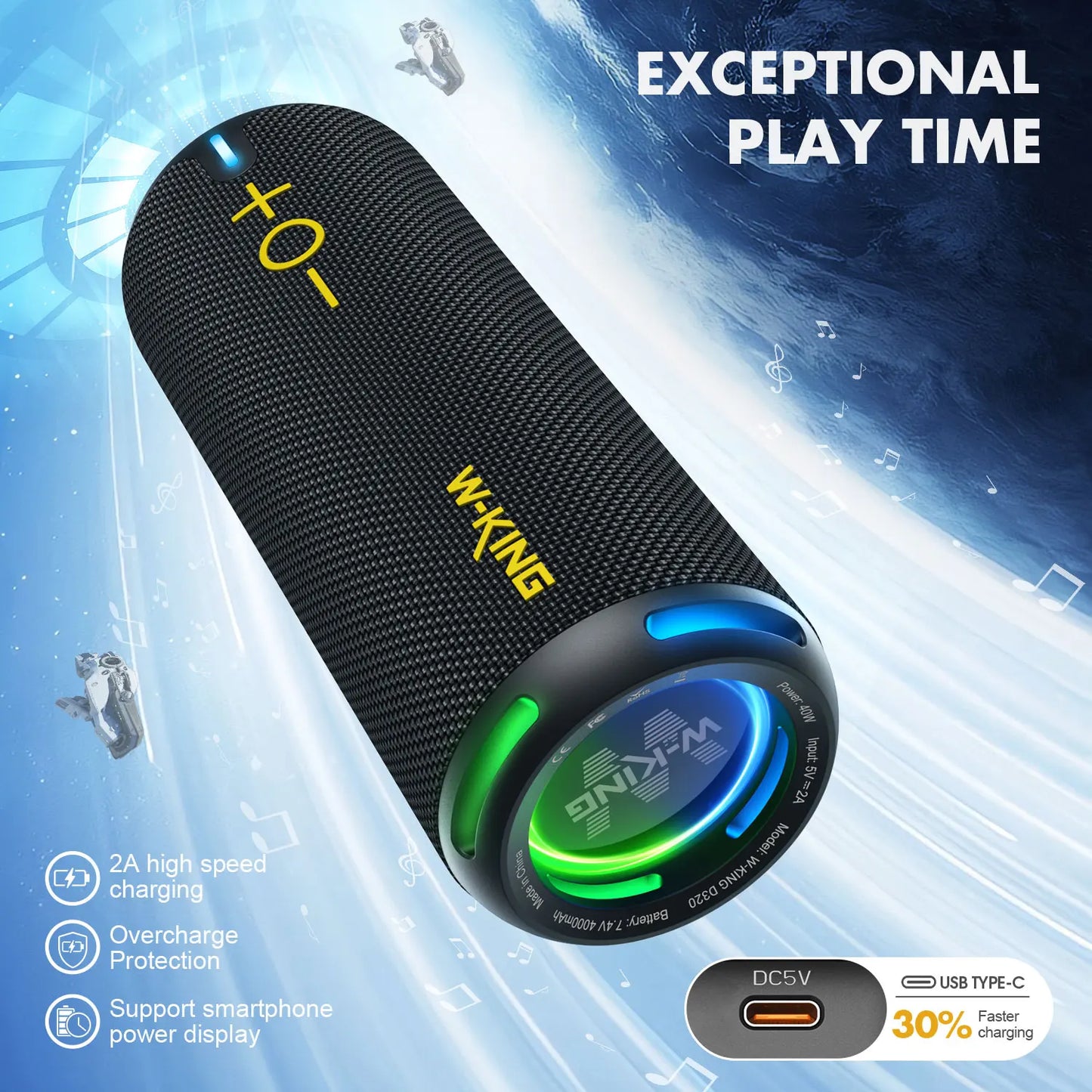 KING 40W  Bluetooth Speaker