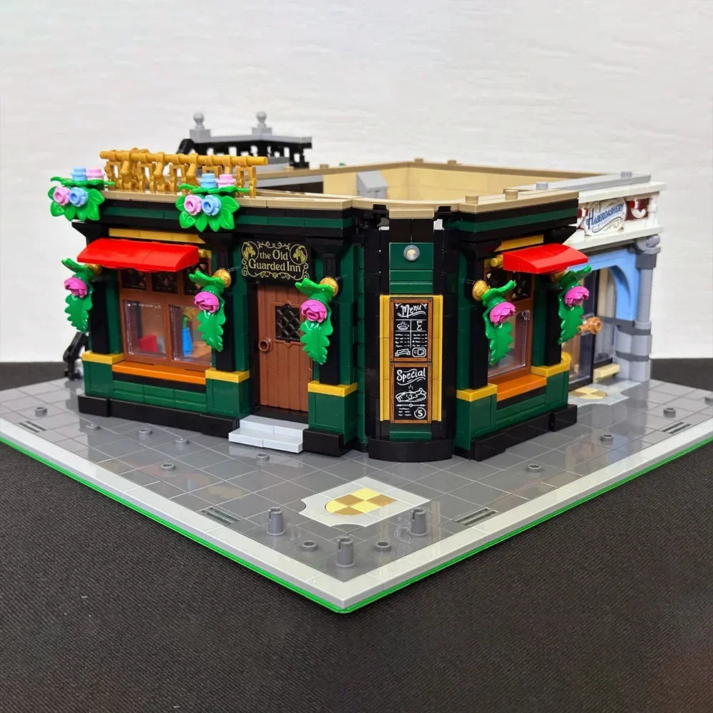 2025 Street View Tudor Corner Model Building Blocks 3266PCS Bricks 10350 Assembly Set Adorable Bedroom Toys For Room Decoration