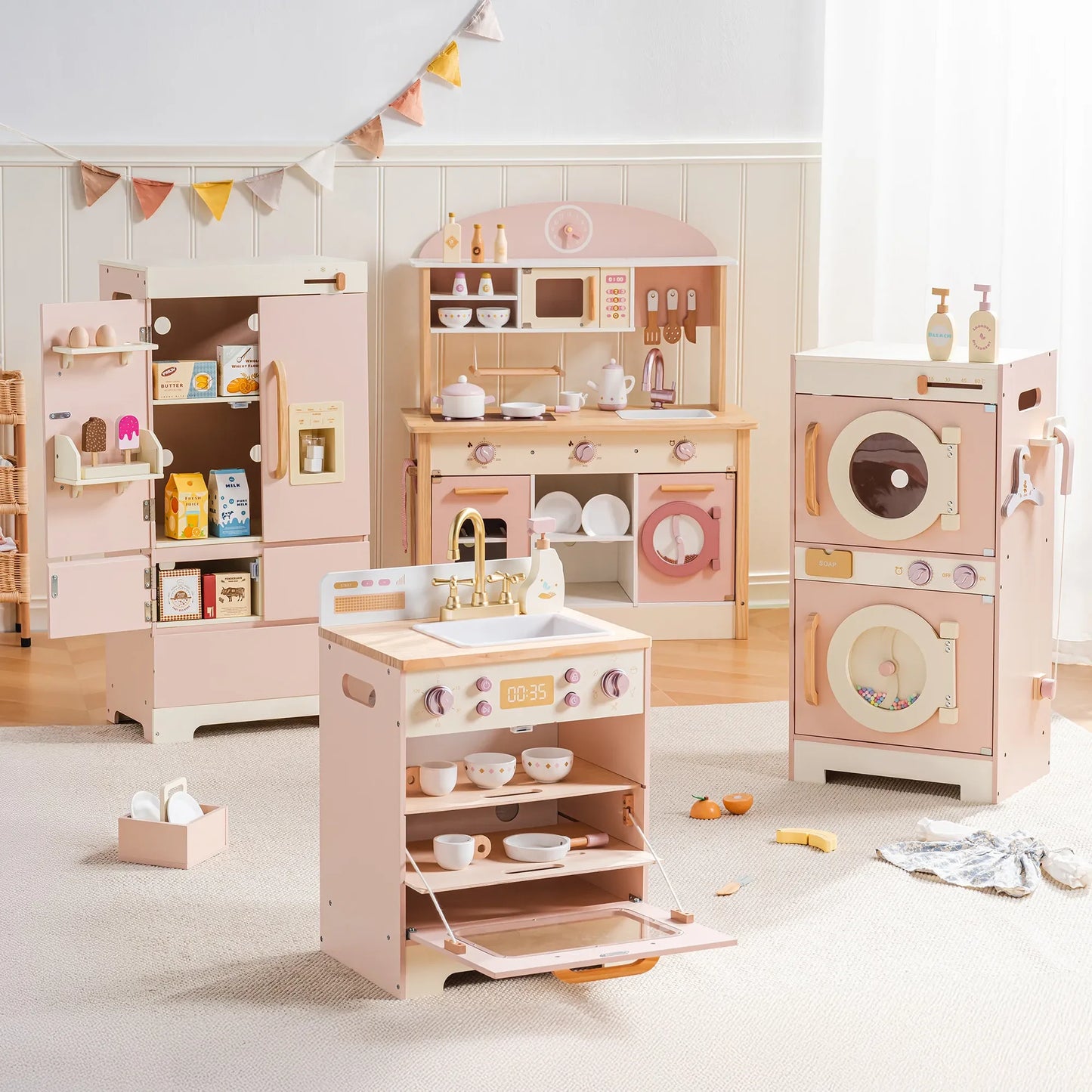 Deluxe Corner Kitchen Playset