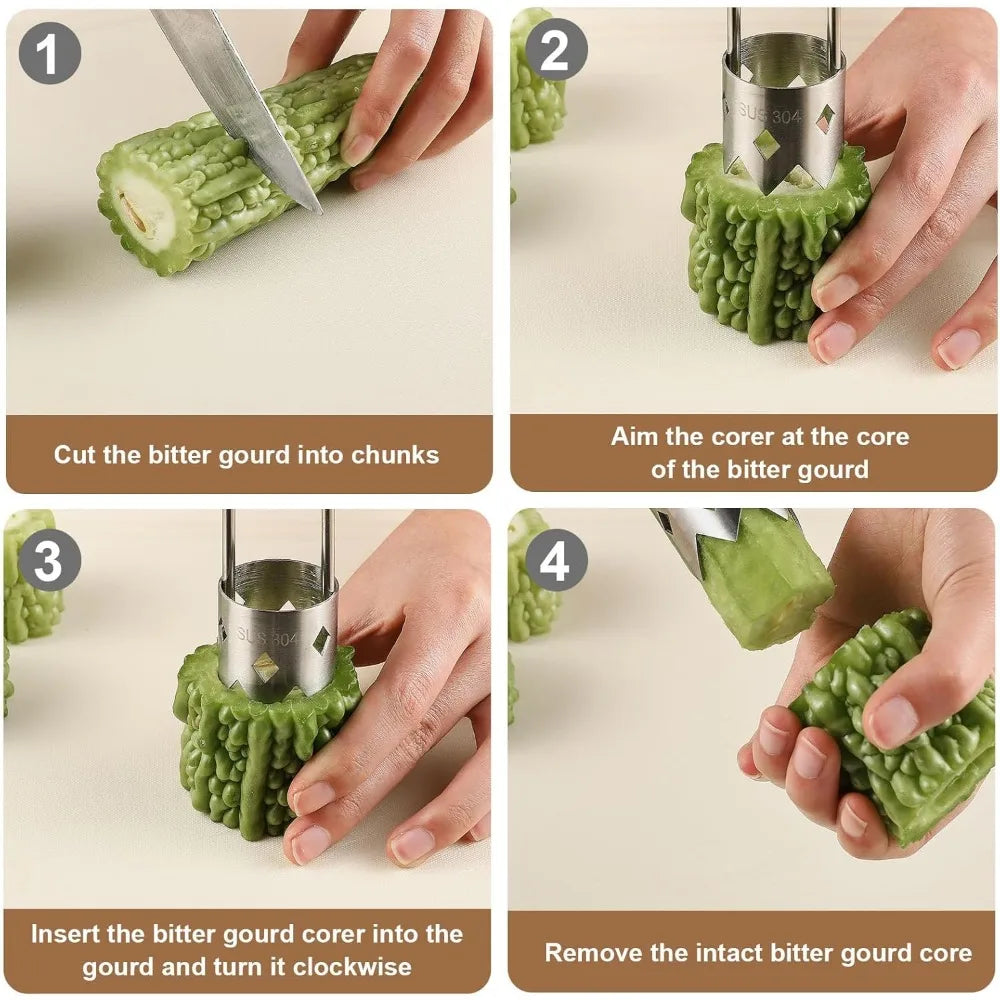 Stainless Steel Fruit & Vegetable Corer
