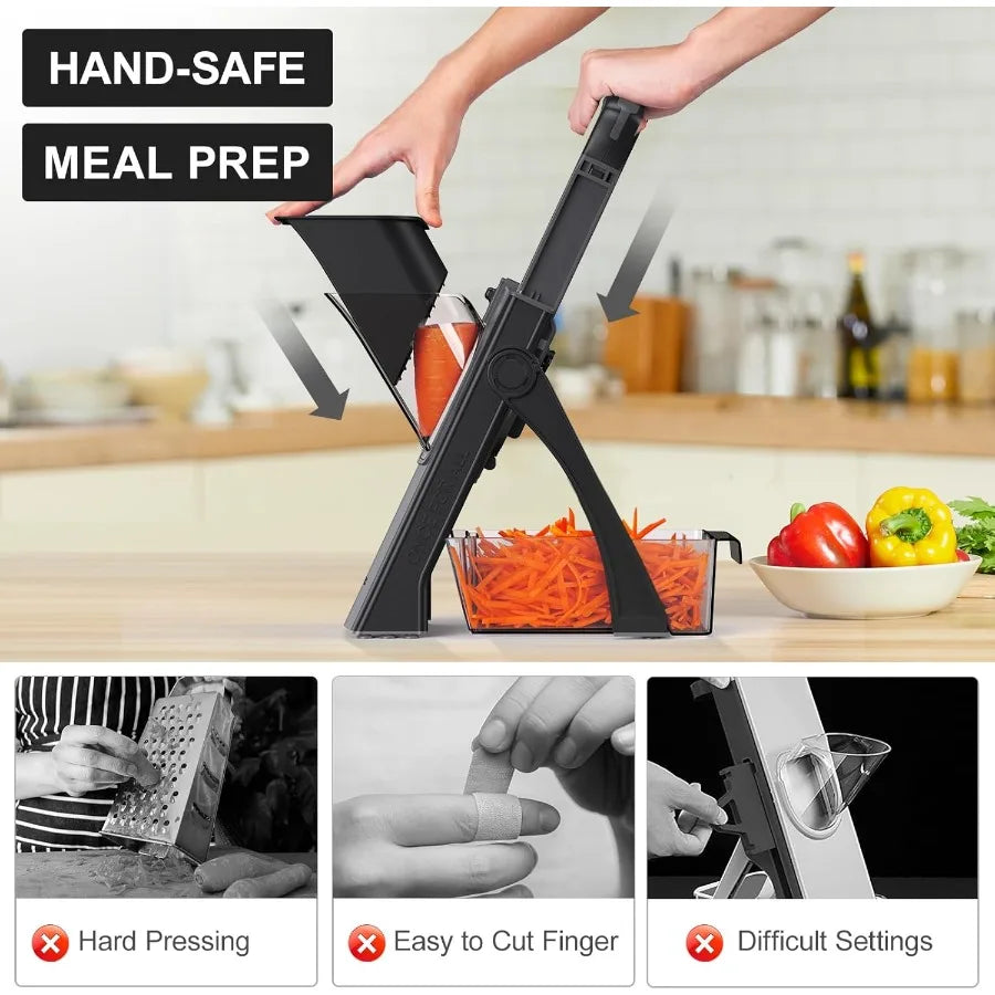 All-in-One Safe Mandoline Slicer