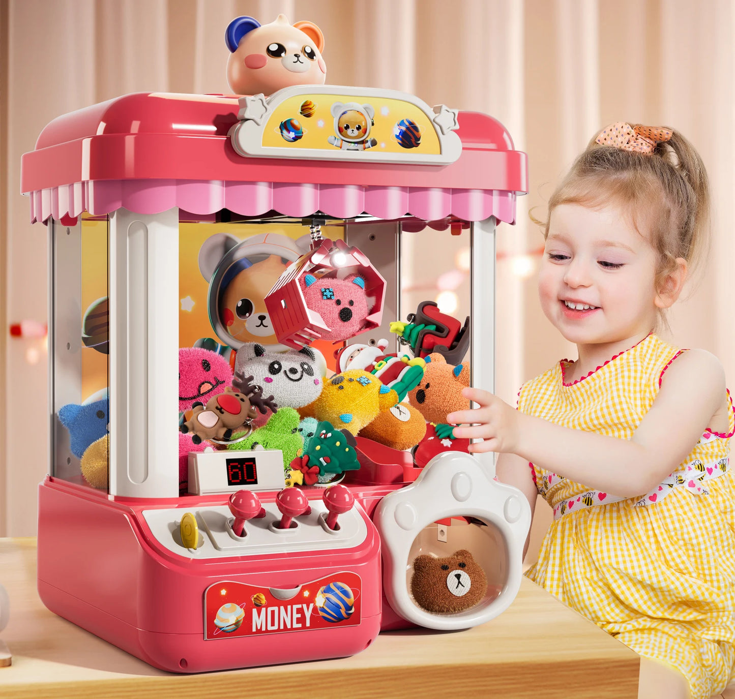 Mini Claw Doll Machine for Kids