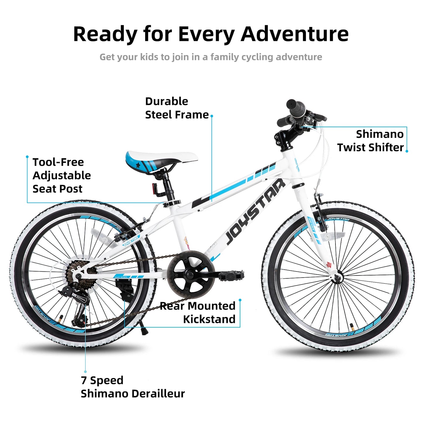 JOYSTAR 20-Inch Kids Mountain Bike