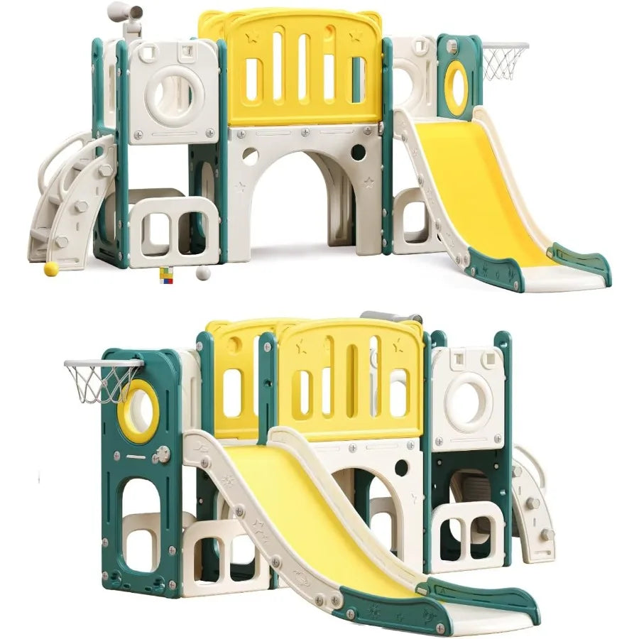 8 in 1 Toddler SlideBaby Playset