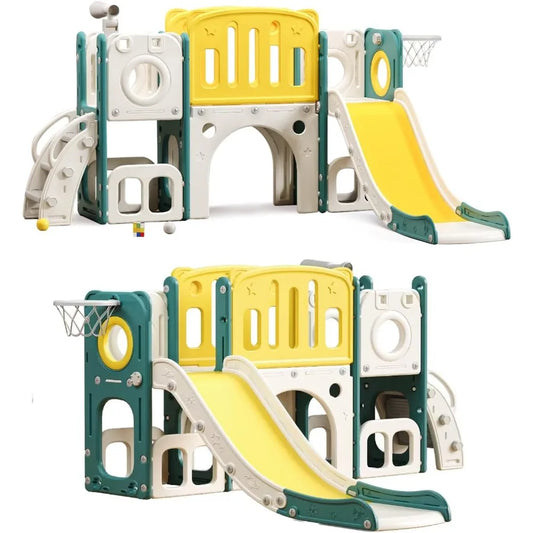 8 in 1 Toddler SlideBaby Playset