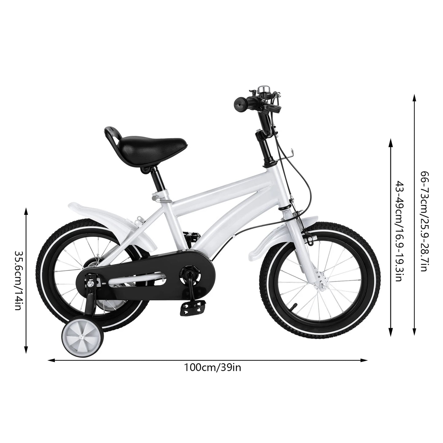 14-Inch Rubber Tires Kids’ Bike