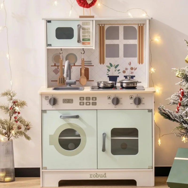 Robud Wooden Play Kitchen Set