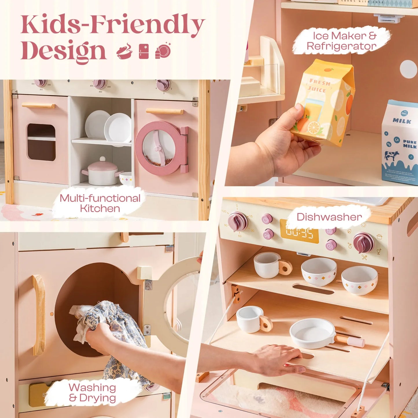 Deluxe Corner Kitchen Playset