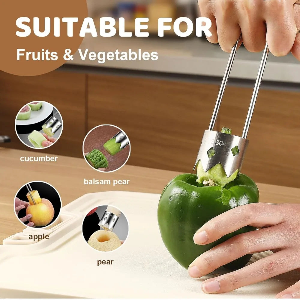 Stainless Steel Fruit & Vegetable Corer