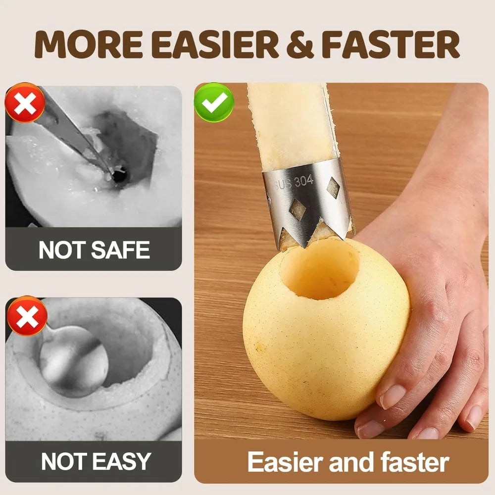 Stainless Steel Fruit & Vegetable Corer