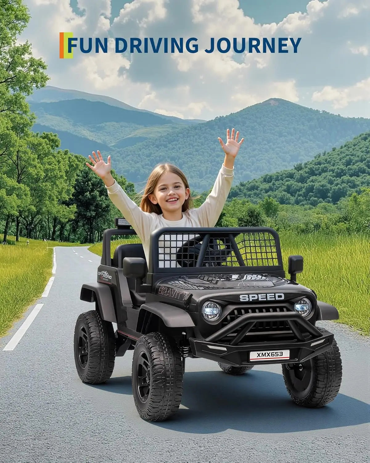 HiMISS Kids Ride-On Electric Car