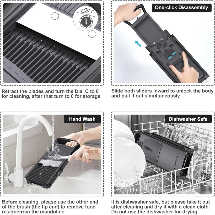 All-in-One Safe Mandoline Slicer