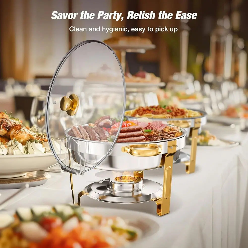 5-Qt Stainless Steel Buffet Chafing Dish
