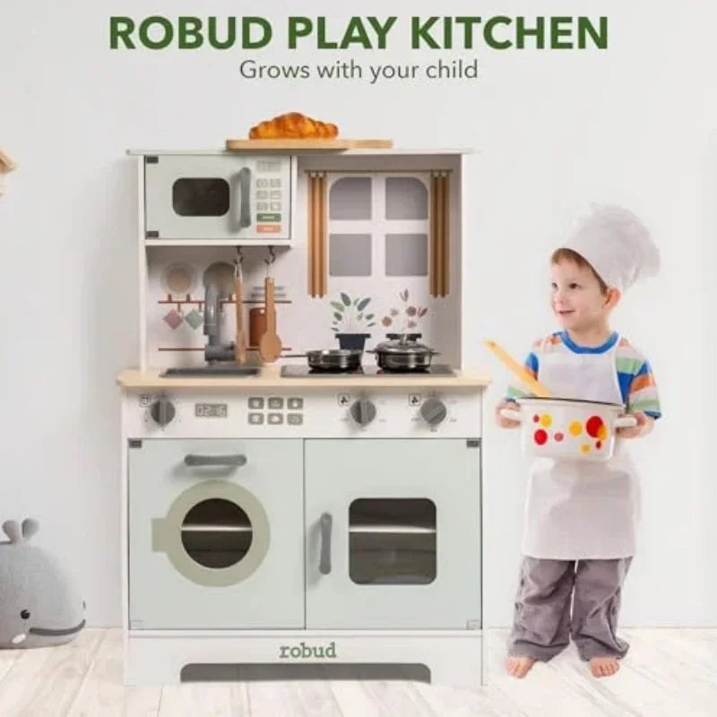 Robud Wooden Play Kitchen Set