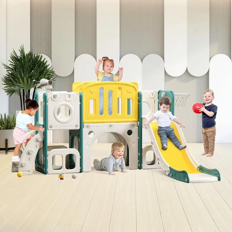 8 in 1 Toddler SlideBaby Playset